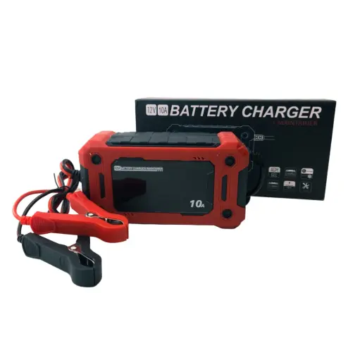 Cargador y Mantenedor Inteligente 12V 10A – Compatible con AGM, GEL, Plomo-Ácido y LiFePO4's photo #1