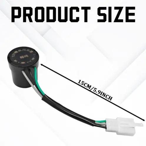 Flasher 12V con Sonido – Relé Intermitente Audible para Luces de Dirección – Varias Capacidades de Carga — imagen 5