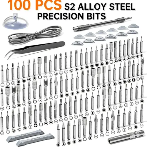 KIT DESTORNILLADOR ELÉCTRICO DE PRECISIÓN TKS003 – 120 EN 1 — imagen 2