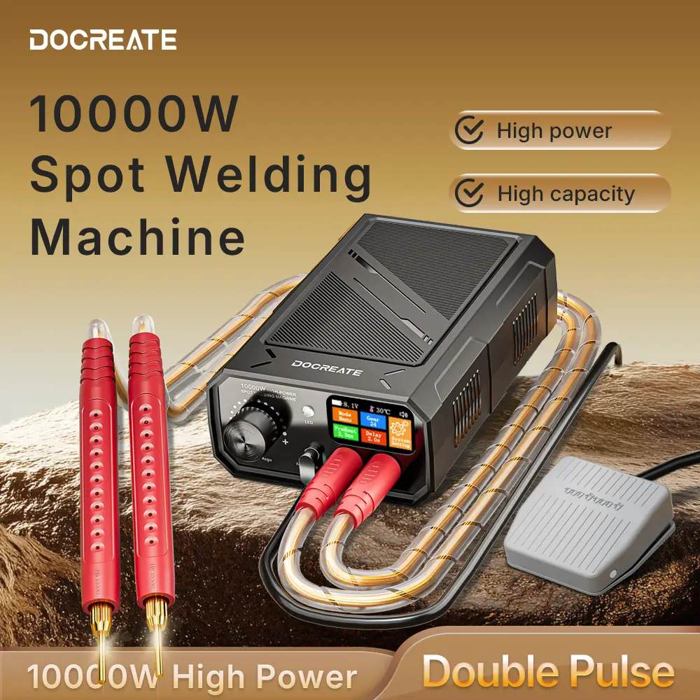 Soldadora de Puntos DOCREATE TK-20P – 10,000W Dual-Pulse – Para Baterías de Litio y Níquel — imagen 6