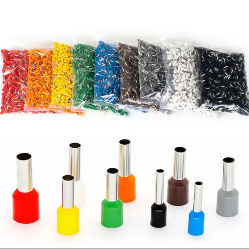 Terminales 10 AWG (Fiodito) – Paquete de 1000 piezas – 9 colores – Para conexiones eléctricas — imagen 1