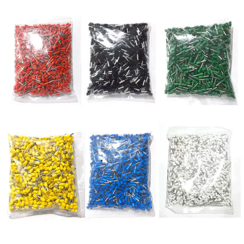 Terminales 12 AWG (Fiodito) – Paquete de 1000 piezas – 5 colores – Referencia E4009 — imagen 4