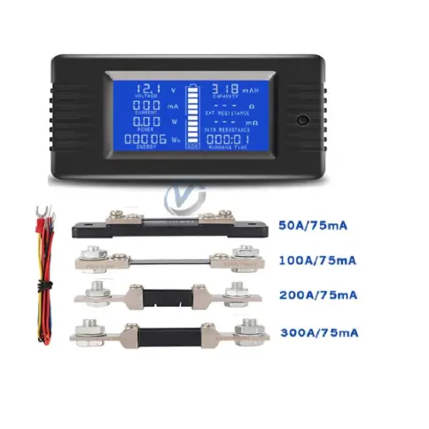 PZEM-015 Probador de Baterías DC con Shunt 50A – Mide Voltaje, Corriente hasta 50A, Capacidad en mAh y Resistencia Interna's photo #5