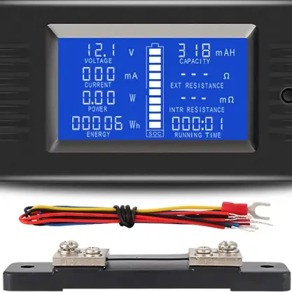PZEM-015 Probador de Baterías DC con Shunt 50A – Mide Voltaje, Corriente hasta 50A, Capacidad en mAh y Resistencia Interna's photo #6