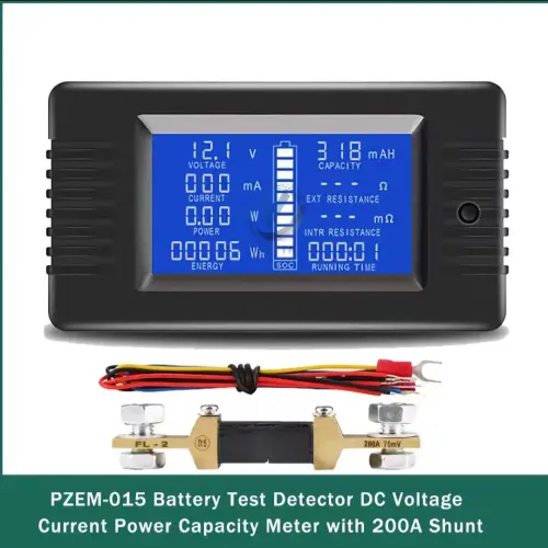 PZEM-015 Probador de Baterías DC con Shunt 200A – Mide Voltaje, Corriente (hasta 200A), Capacidad en mAh y Resistencia Interna's photo #1
