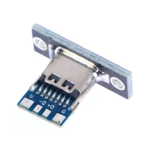 Conector Hembra USB Tipo C – 4 Pines – Para PCB o Proyectos DIY's photo #1