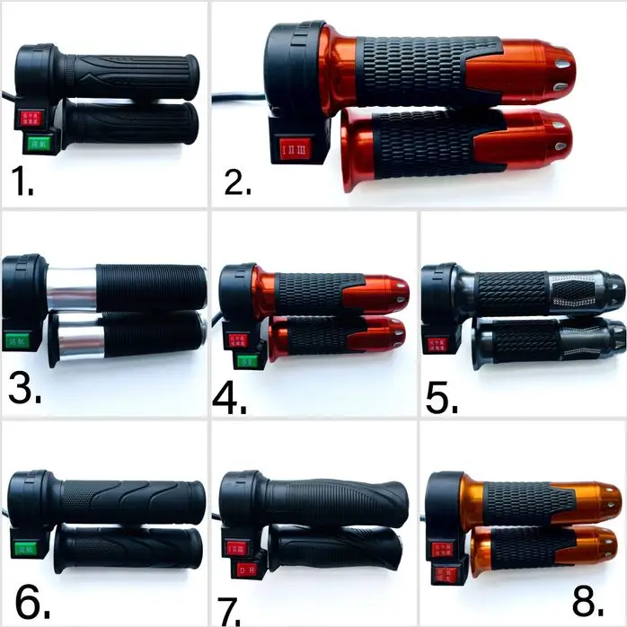 Juego de Puños Antideslizantes para Moto Eléctrica – Universales 22mm – Mejora el agarre y la comodidad's photo #1