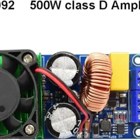 Módulo Amplificador Clase D IRS2092 – 500W Alta Fidelidad – Fuente Dual ±58V a ±70V's photo #3