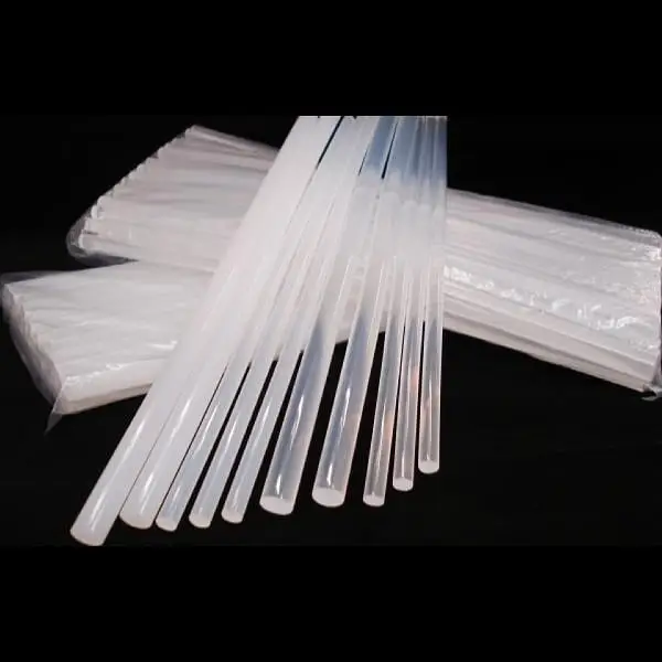 Barra de Silicona Transparente – 11.2 mm x 30 cm – Para pistola de calor – Adhesión fuerte y resistente al calor's photo #1