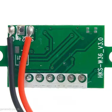 Voltímetro Digital Mini LED – 3-36V DC's photo #1