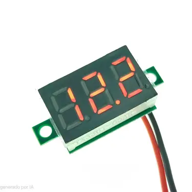 Voltímetro Digital Mini LED – 3-36V DC's photo #1