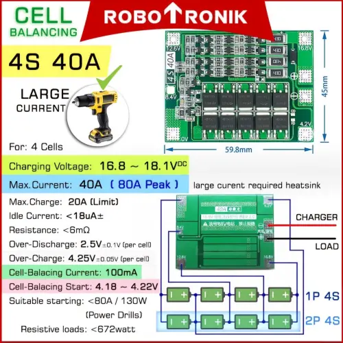 BMS 12V 3S 40A's photo #1