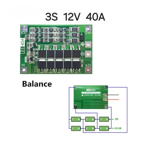 BMS 12V 3S 40A's photo #1
