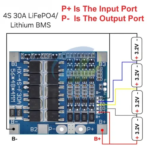 BMS LiFePO4 4S 30A's photo #1