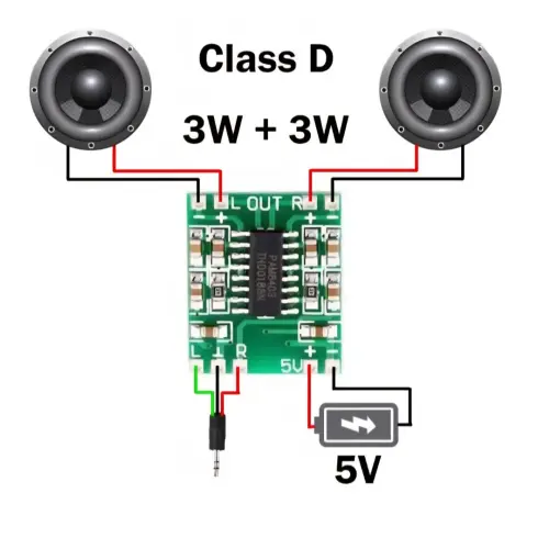 Mini Amplificador Pam 8403 3w×2 — imagen 1
