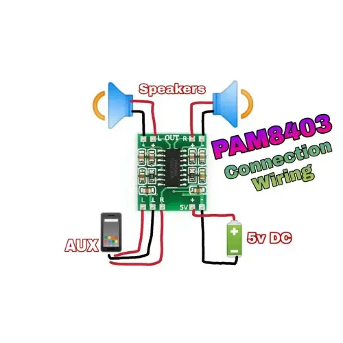 Mini Amplificador Pam 8403 3w×2 — imagen 2