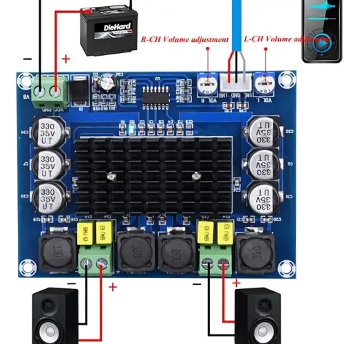 Amplificador TPA3116 D2 clase D 120Wx2's photo #1