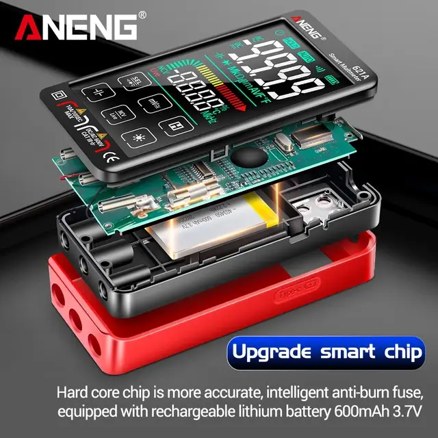 Multimetro Aneng 621A Táctil — imagen 3