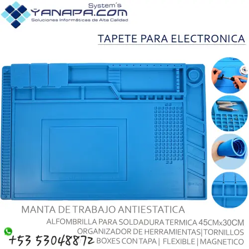 Manta antiestática 45x30 cm (Azul) — imagen 1