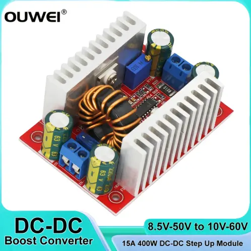 Convertidor Boost STEP UP 400W 15A's photo #1