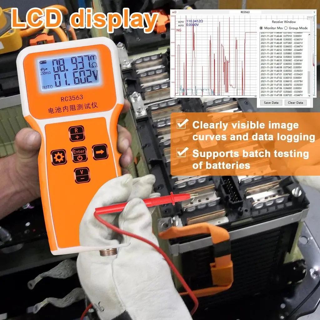 RC3563 Tester Resistencia Interna para todo tipo de baterías's photo #5