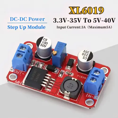 Módulo Elevador DC-DC XL6019 – 5A – 3V-35V a 5V-40V Ajustable – Convertidor Step-Up con Protecciones's photo #1