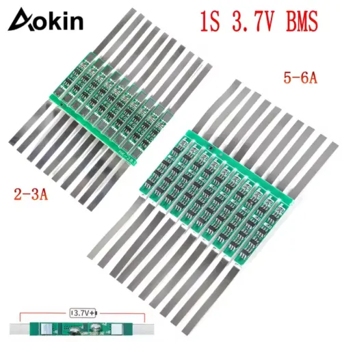 1S 3.7V 3A 5-6A BMS placa de protección para 18650 Li-ion batería's photo #1