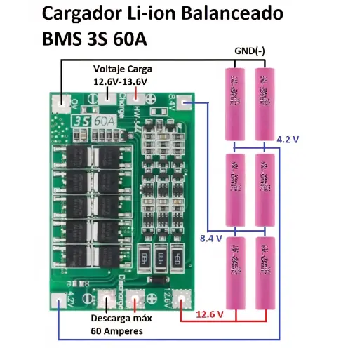BMS 3S 12V 60A Balance's photo #1