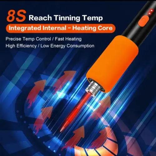 Soldador Para Electronica Portatil, 90-450°c 15W 650mAh, puntas intercambiables's photo #6