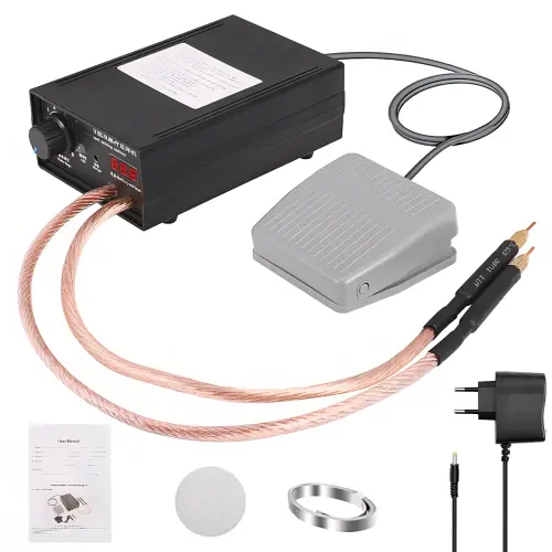 Soldador de puntos de 8000 W, ajustable, recargable con batería de 9600 mAh's photo #1