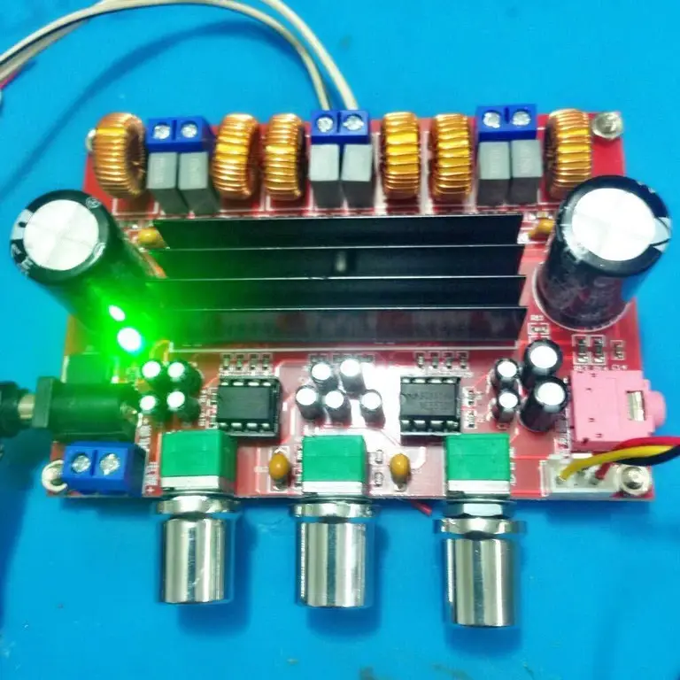 TPA3116D2 2X50W+100W 2.1 Canales, Amplificador de potencia de audio digital AMP Subwoofer's photo #7