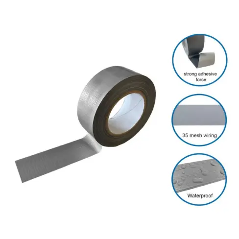 Cinta Americana, Tape Adhesiva Impermeable con hilos de fibra de vidrio, Para Uso Industrial, Professional y Reparaciones de baterias, Extrafuerte de 48mm x 50m's photo #1