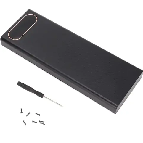 Caja POWER BANK de 22,5 W para armar, para 10 baterías 18650, gran capacidad, pantalla LCD de amplio uso, portátil, 50 000 mhA's photo #3