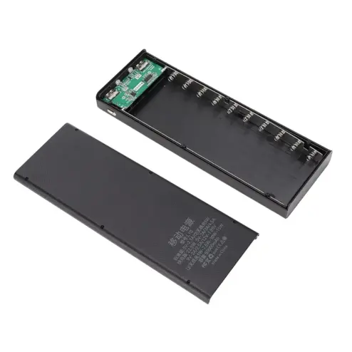 Caja POWER BANK de 22,5 W para armar, para 10 baterías 18650, gran capacidad, pantalla LCD de amplio uso, portátil, 50 000 mhA's photo #2