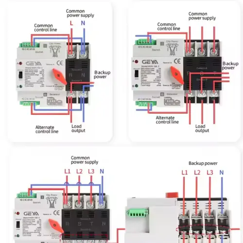 Interruptor de transferencia automático 120V 63A de 3 polos's photo #1