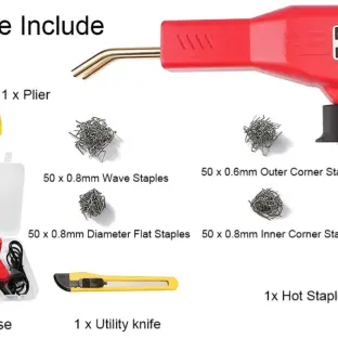 Grapadora caliente de 50 W, máquina de soldadura de plástico, kit de reparación's photo #1