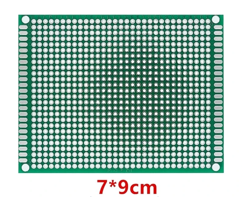 Universal PCB protoboard 7x9 cm's foto | Elecpro Havana |  BizneCubano