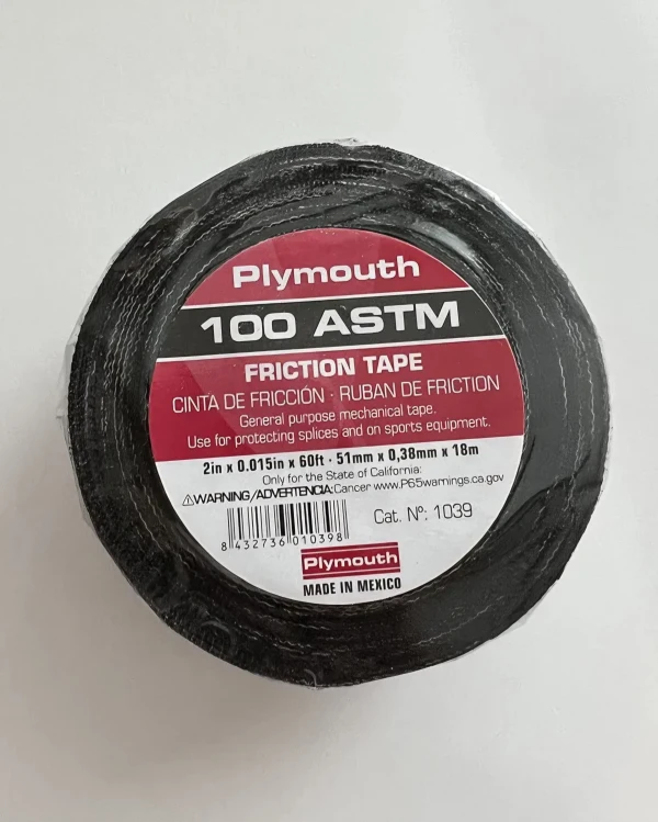 Cinta de Fricción Plymouth ASTM 100 – Protección Mecánica y Deportiva – Hecha en México's foto | Elecpro Havana |  BizneCubano