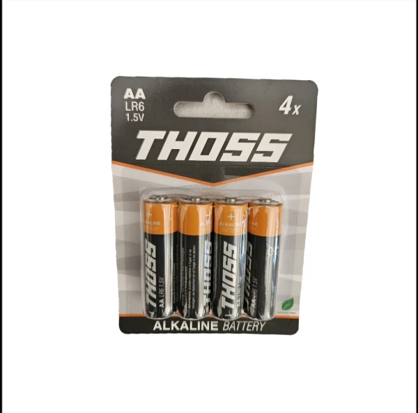 Paquete de 4 Pilas Alcalinas AA (LR6) 1.5V – Marca THOSS – Larga duración's foto | Elecpro Havana |  BizneCubano
