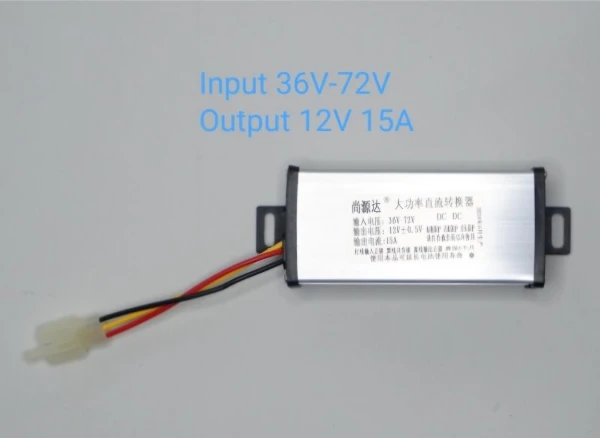 Caja de Luces DC/DC 36V–72V a 12V 15A's foto | Elecpro Havana |  BizneCubano