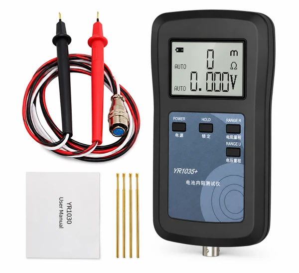 Probador de Resistencia Interna YR1035+ – 0-100V / 0-200Ω – True 4-Wire AC 1kHz – Para Baterías Li-ion, LiFePO4, Plomo, NiMH y más's foto | Elecpro Havana |  BizneCubano