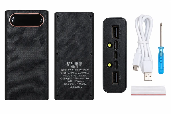 Kit Power Bank L8 QC+PD 22.5W's foto | Elecpro Havana |  BizneCubano