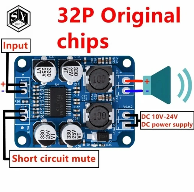 Amplificador TPA3118 MONO 60w's foto | Elecpro Havana |  BizneCubano