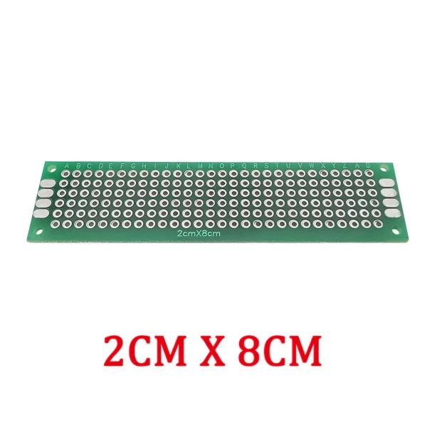 Universal PCB protoboard 2x8 cm's foto | Elecpro Havana |  BizneCubano