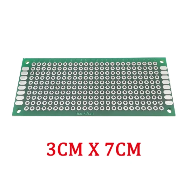 Universal PCB protoboard 3x7 cm's foto | Elecpro Havana |  BizneCubano