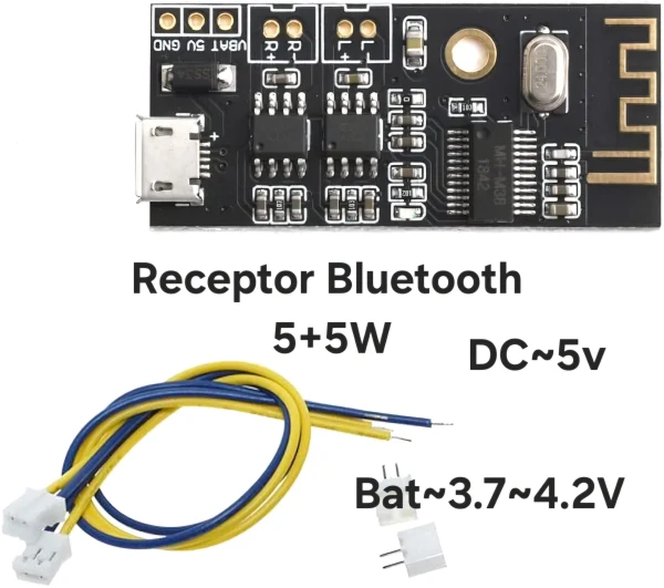 Bluetooth inalámbrico Módulo 5V MICRO USB Audio estéreo 5W + 5W Amplificador's foto | Elecpro Havana |  BizneCubano