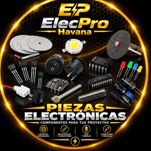 Piezas electrónicas ⚙️🧲 en Elecpro Havana