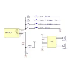 Bluetooth 4.2 Módulo receptor de audio estéreo MH-M18 miniatura 4