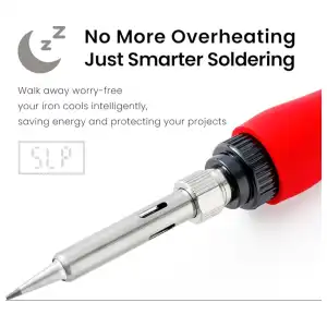 Kit de Soldadura Plusivo 60W 500°c 110V – Incluye Folleto Gratuito "El Arte Perdido de la Soldadura" miniatura 3