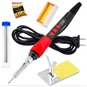 Kit de Soldadura Plusivo 60W 500°c 110V – Incluye Folleto Gratuito "El Arte Perdido de la Soldadura" miniatura 1
